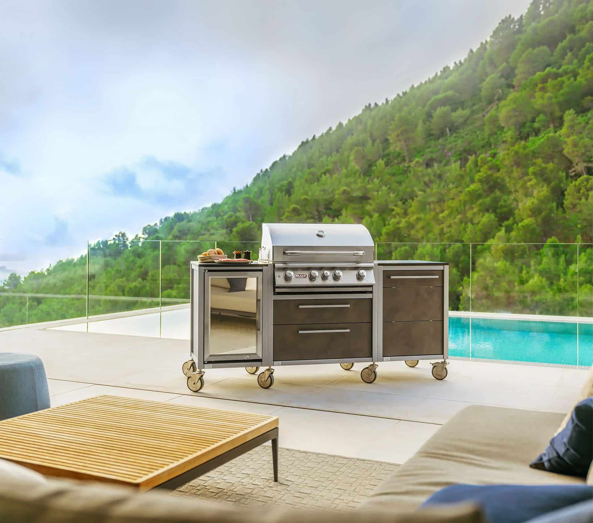 Burn Moderne Outdoor-Küche